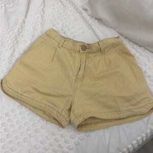 Wishlist Apparel Khaki Shorts Elastic Band 100% Cotton Medium